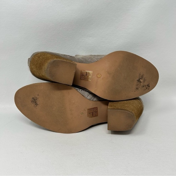 Jeffrey Campbell 'Rosalee Cutout Booties Women's Size 9 Light Brown Suede. - Picture 12 of 12